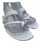 Manolo Blahnik Shoe Size 39.5 White Leather Toe Strap Slide Mule Flat Sandals White / 39.5