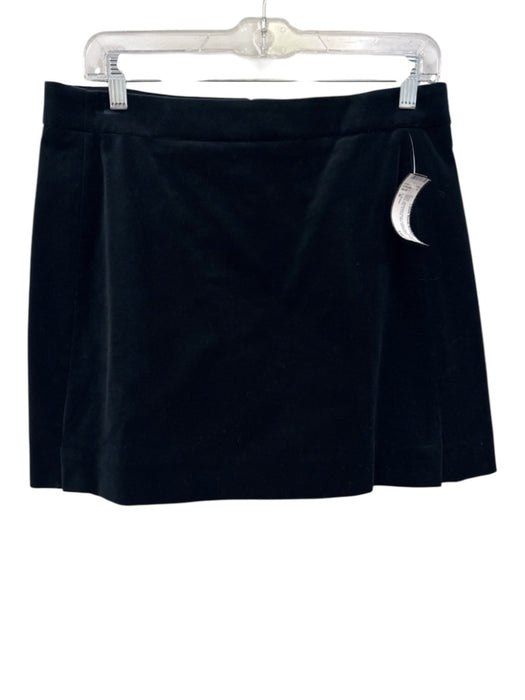 J. Crew Size 6 Midnight blue Cotton Blend Velvet Back Zip A Line Mini Skirt Midnight blue / 6