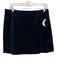 J. Crew Size 6 Midnight blue Cotton Blend Velvet Back Zip A Line Mini Skirt Midnight blue / 6