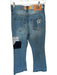 BDG Size 25 Med Wash & Multi Cotton Patchwork Smiley Face Jeans Med Wash & Multi / 25