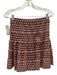 Maje Size 38/3 Red, White & Blue Polyester Blend Floral Stripe V Neck Skirt Set Red, White & Blue / 38/3