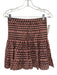 Maje Size 38/3 Red, White & Blue Polyester Blend Floral Stripe V Neck Skirt Set Red, White & Blue / 38/3