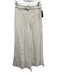 Faithfull the Brand Size 2 White Linen High Waist Wide Leg Hook & Zip Fly Pants White / 2