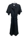 Mate Size L Black Cotton Belt Inc Maxi Collar Dress Black / L