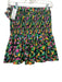 Tanya Taylor Size XS Multicolor Cotton Smocked All Over Print Mini Skirt Multicolor / XS