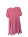 Draper James Size 2 Pink & Orange Polyester Short Balloon Sleeve Grid Wrap Dress Pink & Orange / 2