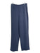 Giorgio Armani Size 12 Dusty Blue Rayon Side Zip Wide Leg Pleat Detail Pants Dusty Blue / 12
