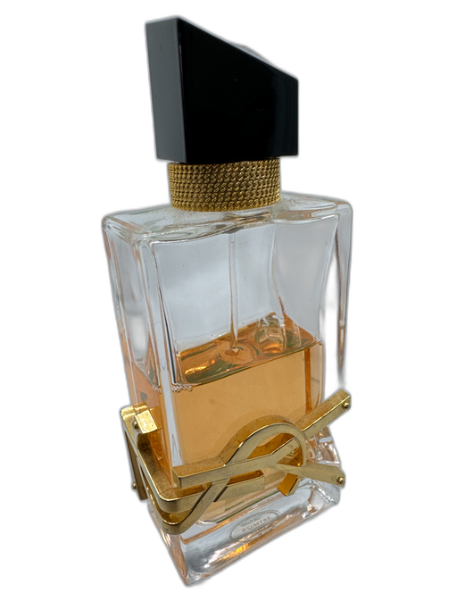 Yves Saint Laurent Black & Gold Glass Eau de Toilette Logo Chain Perfume Black & Gold