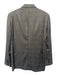Versace Collection Gray Virgin Wool Plaid 2 Button Men's Suit Gray / 50