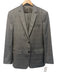 Versace Collection Gray Virgin Wool Plaid 2 Button Men's Suit Gray / 50