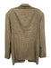 Armani Collezioni AS IS Tan & Black Silk Blend Houndstooth 3 button Men's Blazer Tan & Black / 40R