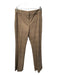 Garfield & Marks Size 10 Tan & multi Polyester Blend Straight Leg Pants Set Tan & multi / 10