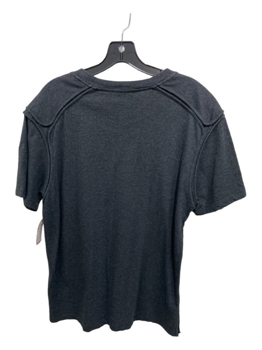 Belstaff Size XXL Grey Cotton Solid Men's Short Sleeve XXL
