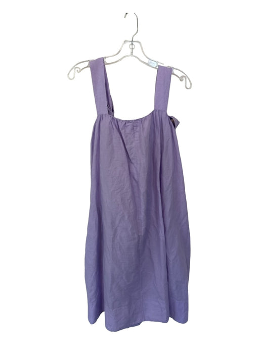 COS Size S Purple Cotton Tie Straps Midi Dress Purple / S