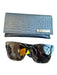 Transparent Brown & Tan Plastic Oversized Snake Print Sunglasses Brown & Tan