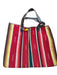 Totem Brown & Multi Canvas & Leather Top Handle Woven Western Tote Bag Brown & Multi / L