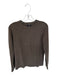 Quince Size S Dark Brown Mongolian Cashmere Long Sleeve Crew Neck Knit Sweater Dark Brown / S