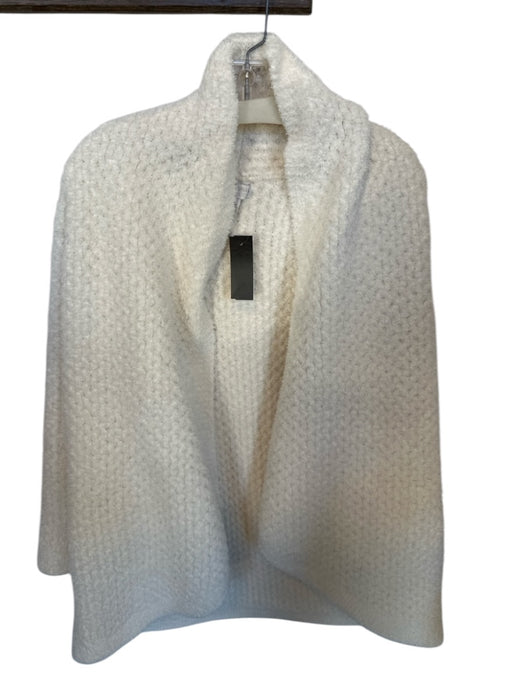 Barefoot Dreams Size M Cream Polyester Long Sleeve Knit Long Sweater Cream / M