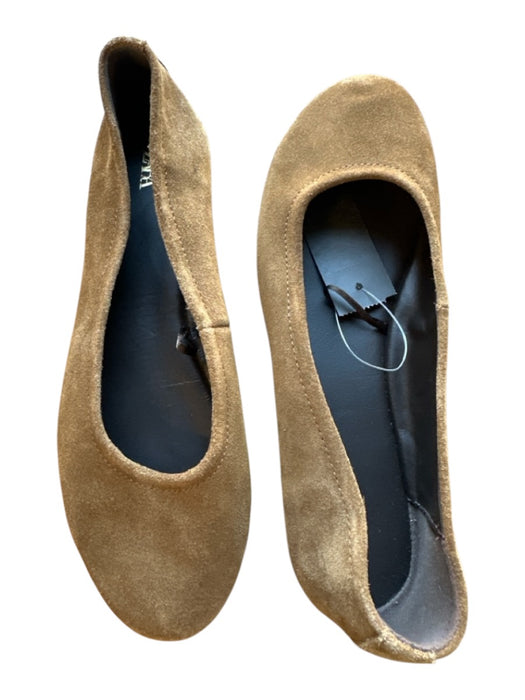 Zara Shoe Size 39 Brown Suede Round Toe Flats Brown / 39