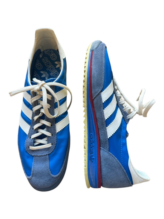 Adidas Shoe Size 8 Blue & White Suede Detail Stripes Sneakers Blue & White / 8