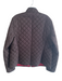 Lafayette 148 Size 14 Brown Polyester Blend High Collar Quilted Zip Front Jacket Brown / 14