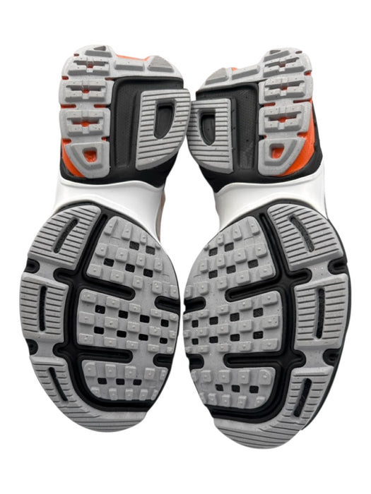 Nike Shoe Size 7.5 White, Orange, Black Nylon & Leather Netting Laces Sneakers White, Orange, Black / 7.5
