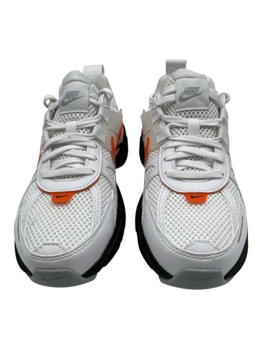 Nike Shoe Size 7.5 White, Orange, Black Nylon & Leather Netting Laces Sneakers White, Orange, Black / 7.5