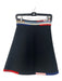 Christopher Kane Size M Black & Multi Wool Geometric Design A Line Knit Skirt Black & Multi / M