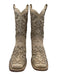 Corral Boots Shoe Size 7 Cream White Leather Square Toe Floral Embroidery Boots Cream White / 7