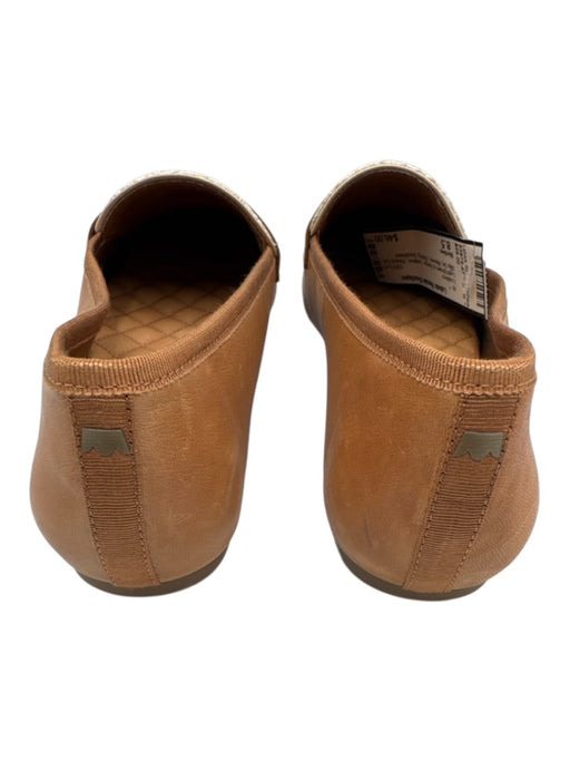Birdies Shoe Size 8.5 Light Brown & Beige Leather Round Toe Slip On Loafers Light Brown & Beige / 8.5