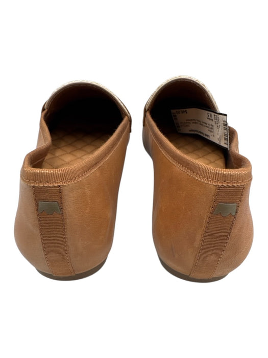 Birdies Shoe Size 8.5 Light Brown & Beige Leather Round Toe Slip On Loafers Light Brown & Beige / 8.5
