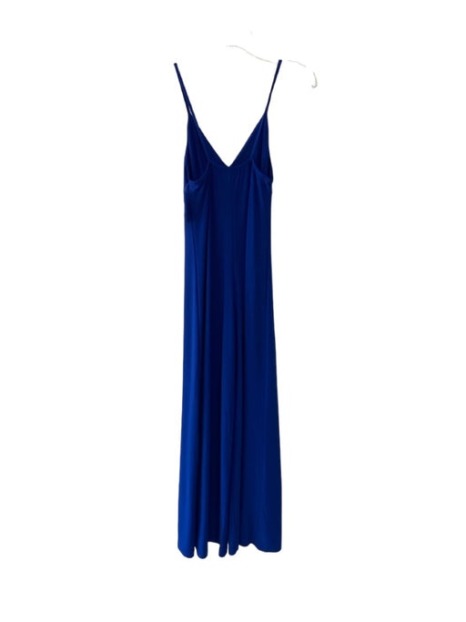 Norma kamali Size XS Blue Polyester Blend Spaghetti Strap Wide Leg Jumpsuit Blue / XS