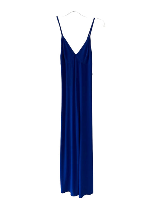 Norma kamali Size XS Blue Polyester Blend Spaghetti Strap Wide Leg Jumpsuit Blue / XS