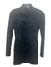 Alexander Wang .T Size XS Black Polyester Blend Fleece Mock Neck Mini Dress Black / XS