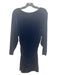 S'edge Size XS Midnight Polyester Blend Wide Neck Gathered Side Above knee Dress Midnight / XS