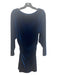 S'edge Size XS Midnight Polyester Blend Wide Neck Gathered Side Above knee Dress Midnight / XS