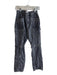 Hidden Size 26 Gray Cotton High Rise Zip Fly Cargo Pockets Straight Leg Jeans Gray / 26