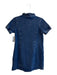Sundays Size M Dark Wash Cotton Blend Denim Collared 1/4 Zip short sleeve Dress Dark Wash / M