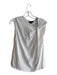 Sanctuary Size S Cream Cotton Blend Round Neck Cap Sleeve Heathered Top Cream / S
