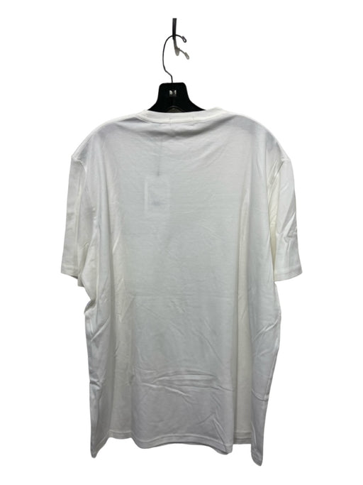 Theory NWT Size XL White Cotton Blend Solid T Strap Men's Short Sleeve XL
