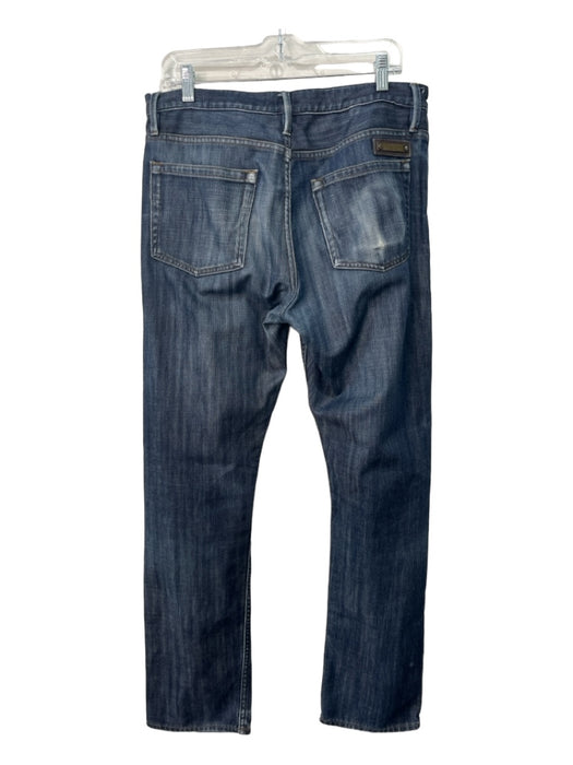 Burberry Size 34 Dark Wash Cotton Blend Solid Jean Men's Pants 34