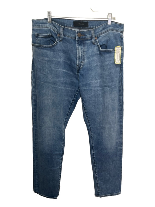 J Brand Size 36 Medium Light Wash Cotton Blend Solid Jean Men's Pants 36