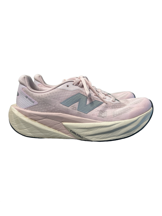 New Balance Shoe Size 9 Pink Manmade Material Almond shape Lace Up Runner Shoes Pink / 9