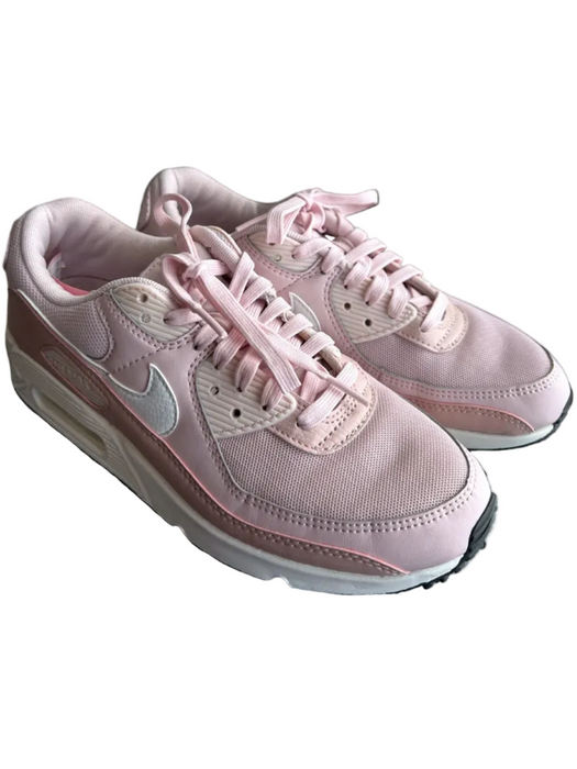 Nike Shoe Size 8 Pale Pink Mesh & Leather Almond Toe Low Top Lace Up Shoes Pale Pink / 8