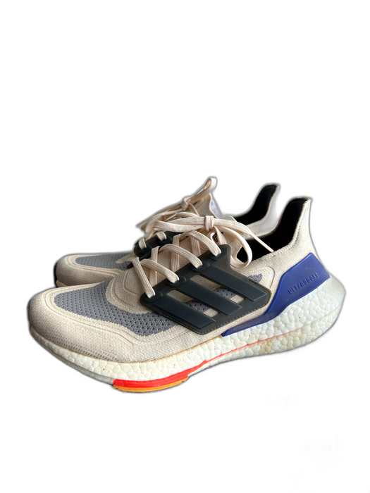 Adidas Shoe Size 7 White Ultraboost Low Top Lace Up Sneaker Shoes White / 7