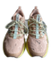 New Balance Shoe Size 8 Pink & Yellow Low Top lace up Almond Toe Sneaker Shoes Pink & Yellow / 8