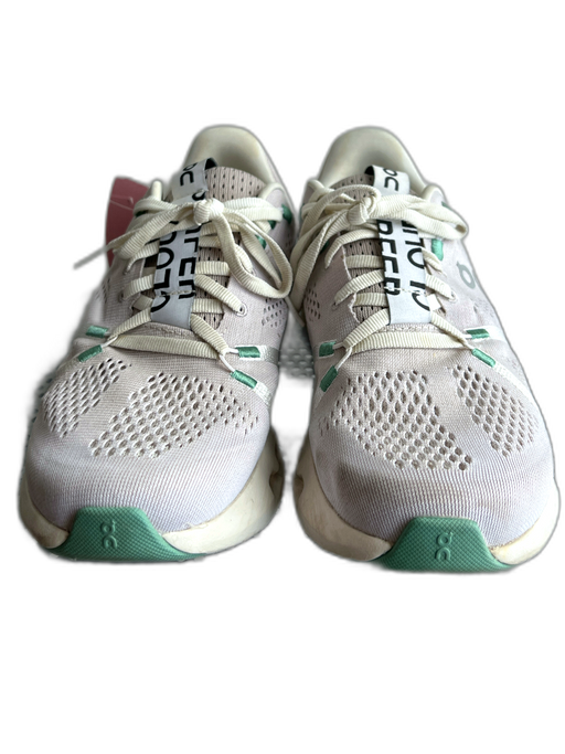 On Cloud Shoe Size 8.5 White Low Top lace up Round Toe Sneaker Shoes White / 8.5