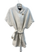 Sanctuary Size Small White Polyester Short Sleeve Belted Neck button Coat White / Small