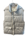 Free People Size Small Off White Polyester & Nylon Puffer Hood Pockets Vest Off White / Small