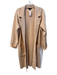 J Crew Size Small Peach Cotton Blend Knit Front Pockets Knee length Sweater Coat Peach / Small